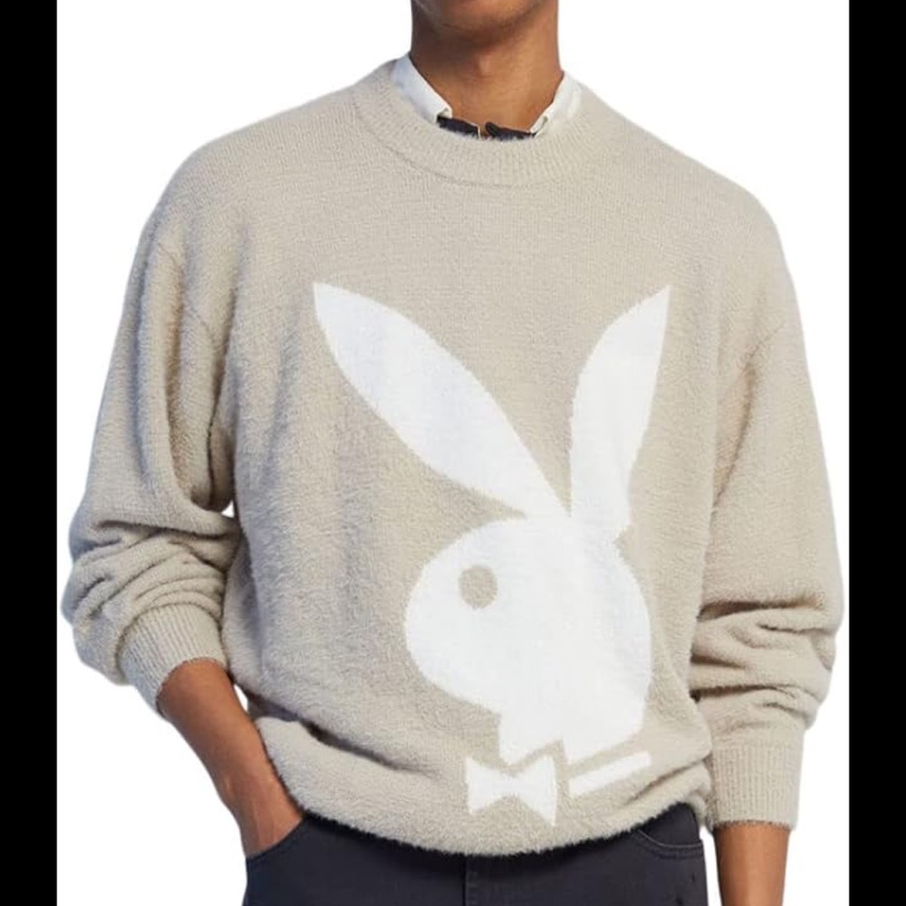 Playboy x PacSun Declaration Sweater Neutral Size Medium